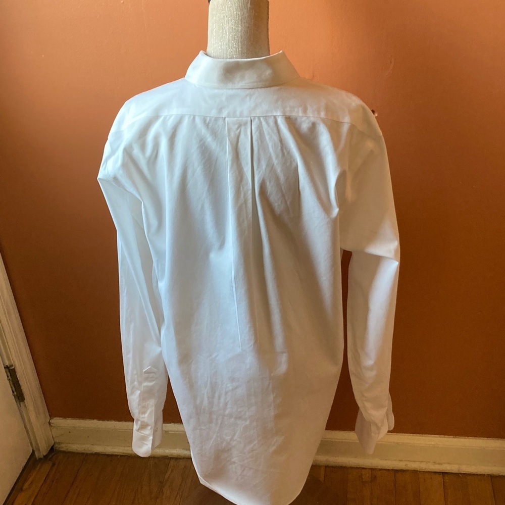 Brooks Brothers White Long-Sleeve Button-Down Dress Shirt - Picture 4 of 8